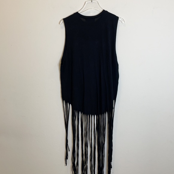 Wildfox fringe summer tee top XS oversized 🐝 - Picture 5 of 6